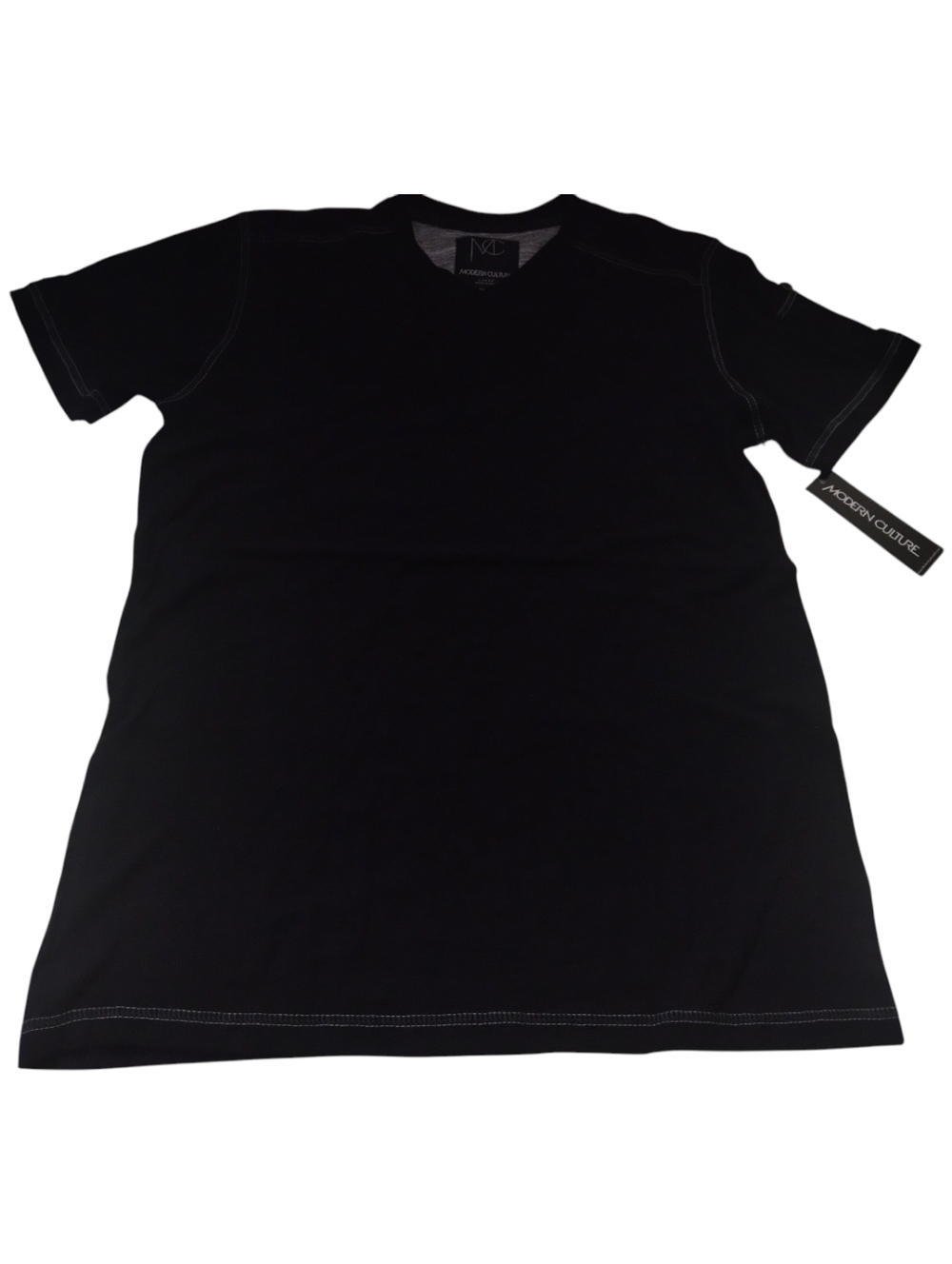 Modern Culture Men's Black Crew Neck T-Shirt New Size Large